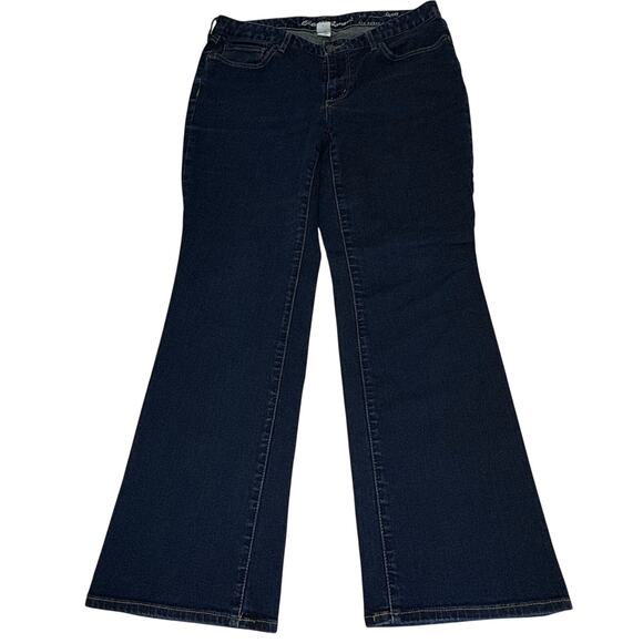 Eddie Bauer Curvy Boot Cut Jeans Women’s S12 | Dark Wash - Picture 1 of 11